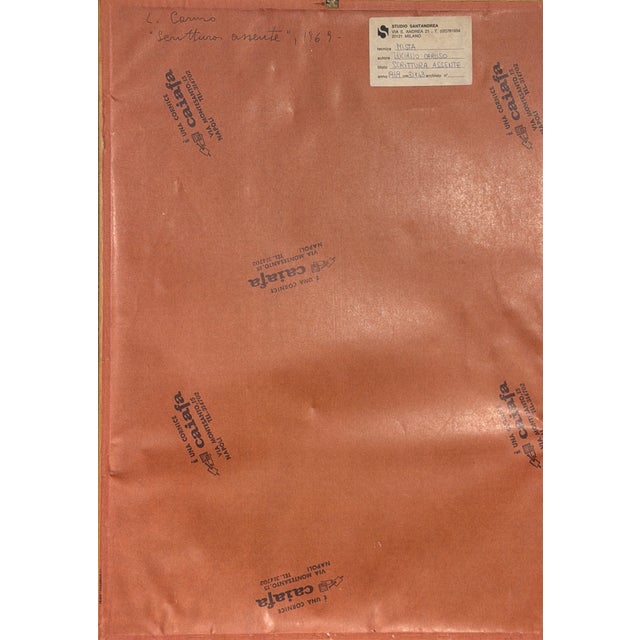 Luciano Caruso, Absent Writing, 1969, Photographic Paper For Sale - Image 3 of 5