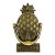 Vintage Solid Brass Pineapple Door Knocker For Sale