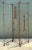 Metal Vintage Iron Abstract Figurative Folding Screen For Sale - Image 7 of 12
