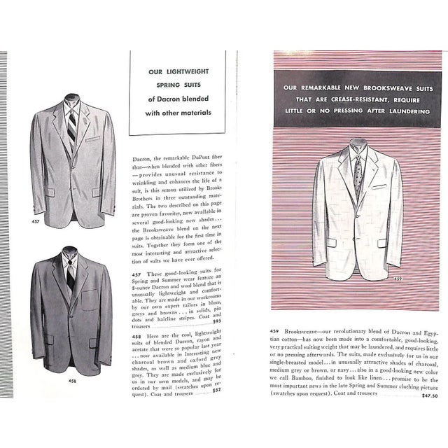 Paper Brooks Brothers News for Spring 1955 in Men's and Boys' Clothing and Furnishings For Sale - Image 7 of 10