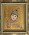 Edna Hibel (MA 1917-2014),"Young Manchu" Custom Framed Lithograph on Porcelain Plaque, embellished with painting, screen...