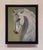 This oil painting captures the majestic profile of a white horse, exuding grace and strength. The soft, smooth brushwork...