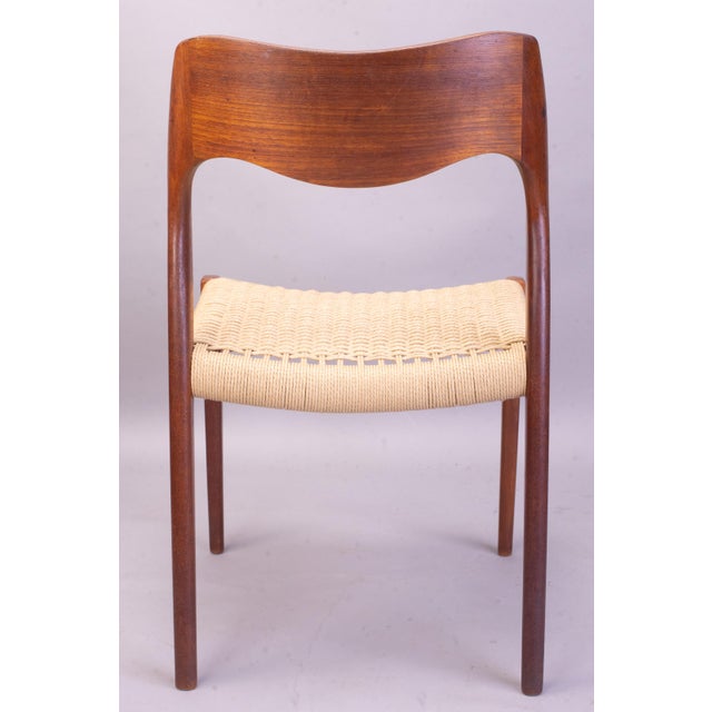 Teak Model 71 Dining Chairs by Niels Møller for J. L. Møllers, 1960s, Set of 6 For Sale - Image 11 of 18