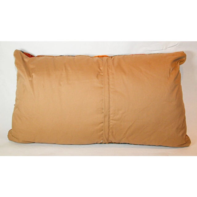 Vintage Moroccan Berber Pillow Hand-Woven Rug Pillow For Sale - Image 9 of 13