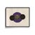 Surrealism Antique Celestial With Moon Face and Medieval Purple - 30" X 24" For Sale - Image 3 of 7