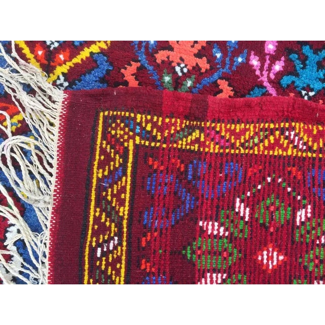 Long Vintage Moroccan Rabat Rug For Sale - Image 6 of 11