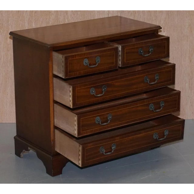 Vintage Hardwood Chest of Drawers For Sale - Image 12 of 15