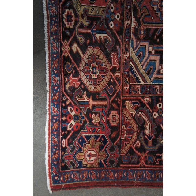 Textile Semi Antique Oriental Tribal Hand Knotted Wool Area Rug Carpet 11' X 13' For Sale - Image 7 of 12