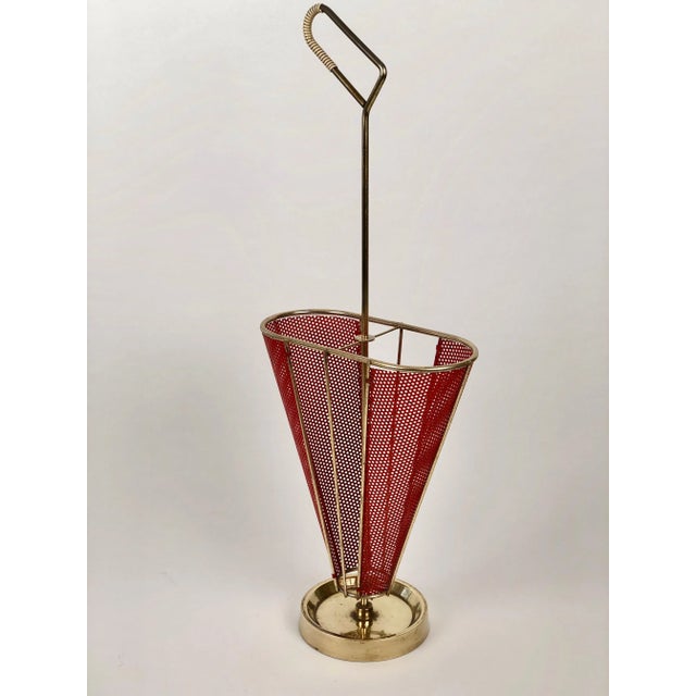 Umbrella Stand by Mathieu Mategot, Paris, France, 1950s For Sale - Image 6 of 12
