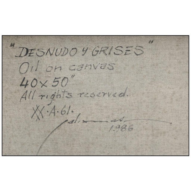 1980s 1980s Desnudo y Grises, Felix Mas For Sale - Image 5 of 5