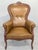 Beige Chippendale Leather Armchair, 1960s For Sale - Image 8 of 18