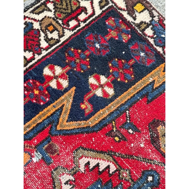 Vintage Mazlaghan Rug, 1950s For Sale - Image 10 of 18