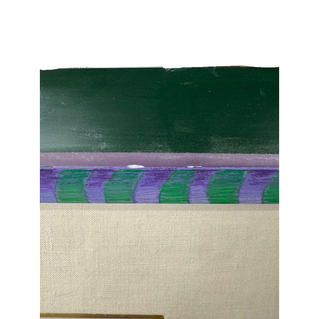 1990s "The Kiss by Patricia Bomberg" Original Watercolor Painting on Paper, Signed, Framed For Sale - Image 12 of 14