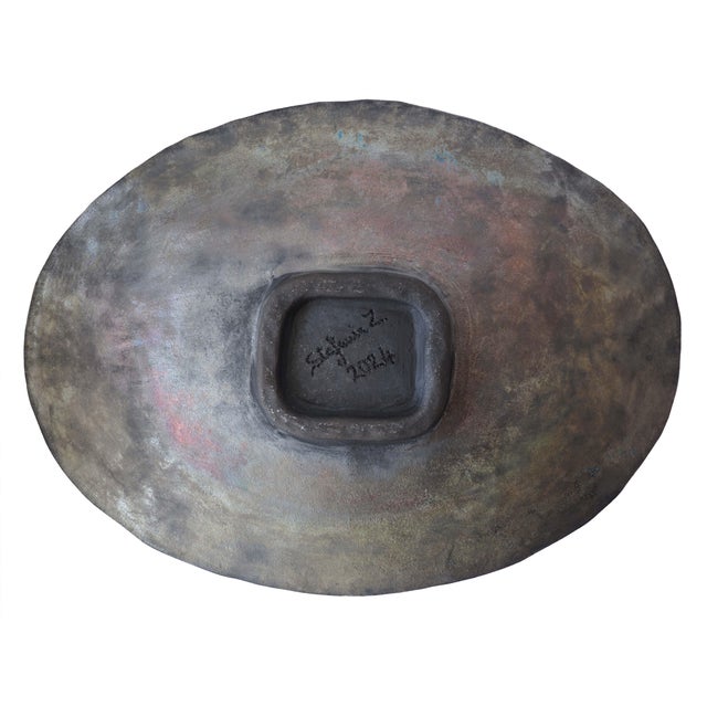 Solar Geometries in Raku Ceramic from Stefania Zoppellaro, 2025 For Sale - Image 4 of 7