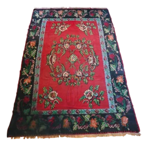 Mid-Century Turkish Wool Rug, 1950s