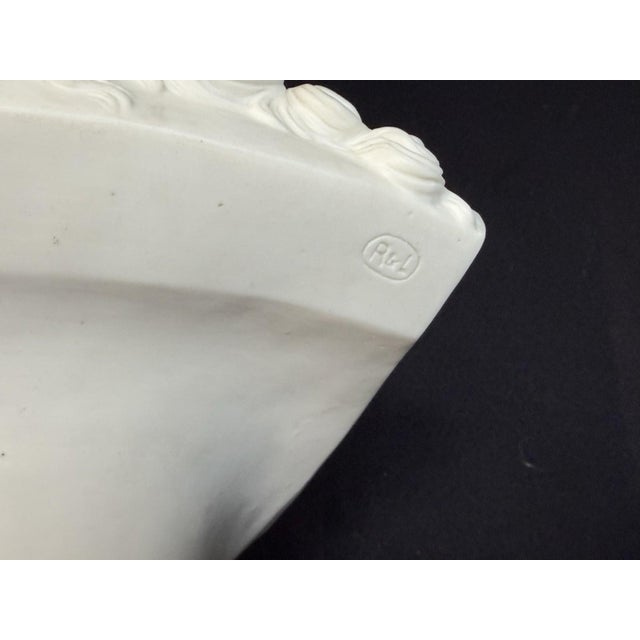 Rare Large Antique Parian Johanne Wolfgang Von Goethe R & L Portrait Bisque Bust For Sale - Image 16 of 17