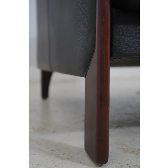 Jaguar Modern Design Leather Club Chair For Sale - Image 9 of 18