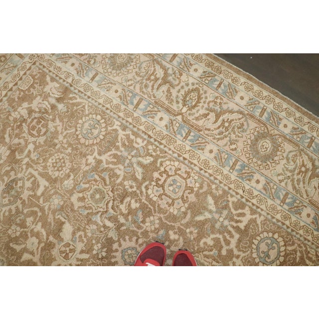 Brown Antique Persian Malayer Rug rug no.j4163 For Sale - Image 9 of 11