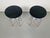 Vintage Uri Stools with Waved Chrome Legs and Black Seats by Per Ivar Ledang for Ikea, 1995, Set of 2 For Sale - Image 9 of 11