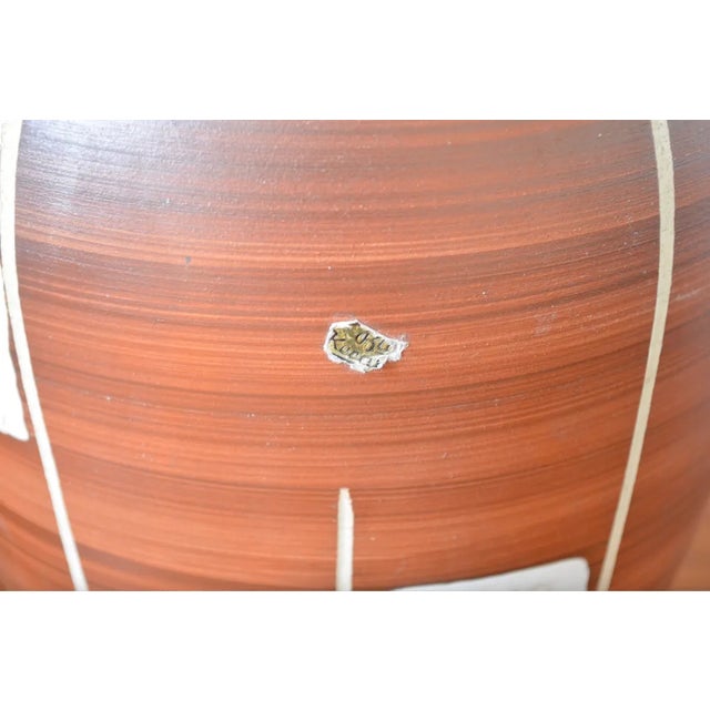 Mid-Century German Ceramic Vase from Bay, 1950s For Sale - Image 6 of 8