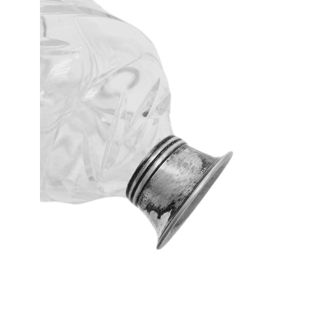 Art Deco Crystal Silver Carafe, Denmark, 1930s For Sale - Image 9 of 17