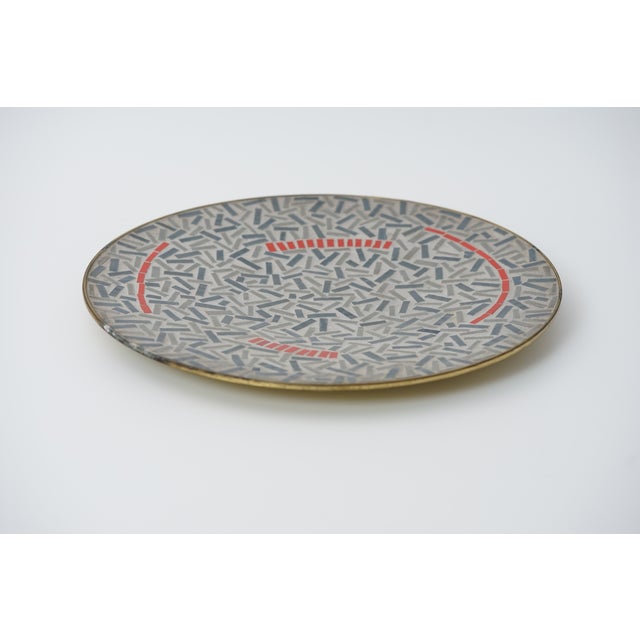 Mid-Century Modern Mid-Century Mosaic Bowl or Wall Plate by R. Zimmermann for Ritter, 1950s For Sale - Image 3 of 12