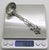 Vintage Italian Silver Mini Ladle, Rose Handle, Cocktail Garnish Serving (800 Silver) For Sale - Image 12 of 13