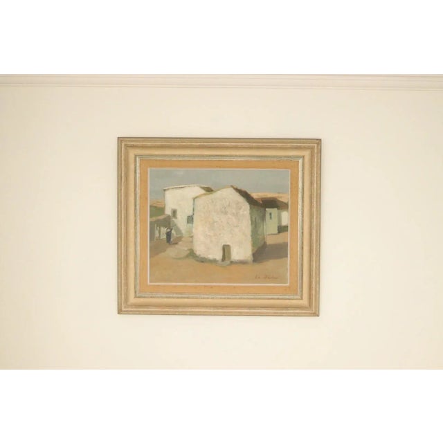 Evert Färhm, Houses, 1960s, Oil on Panel, Framed For Sale - Image 8 of 11