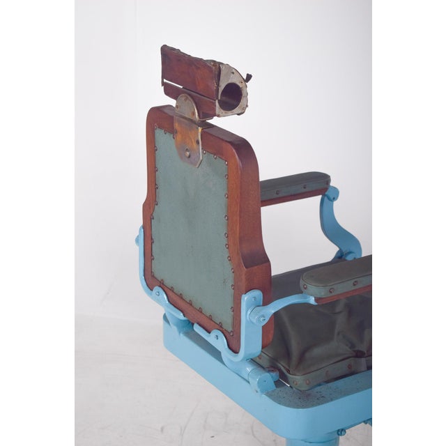 Mid-Century Portuguese Barber Chair, 1950s For Sale - Image 9 of 15