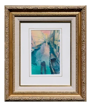 Cheryl Trotter Realism Venice Canal Cyanotype 1980