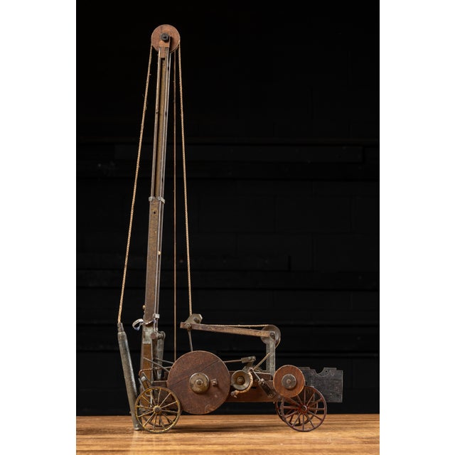 Industrial Early 20th Century Pile Driver Rig Salesman Sample For Sale - Image 3 of 16