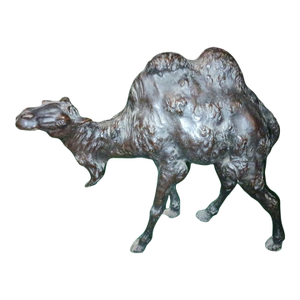 Early 20th Century Late Meiji Era Okimono Camel Sculpture