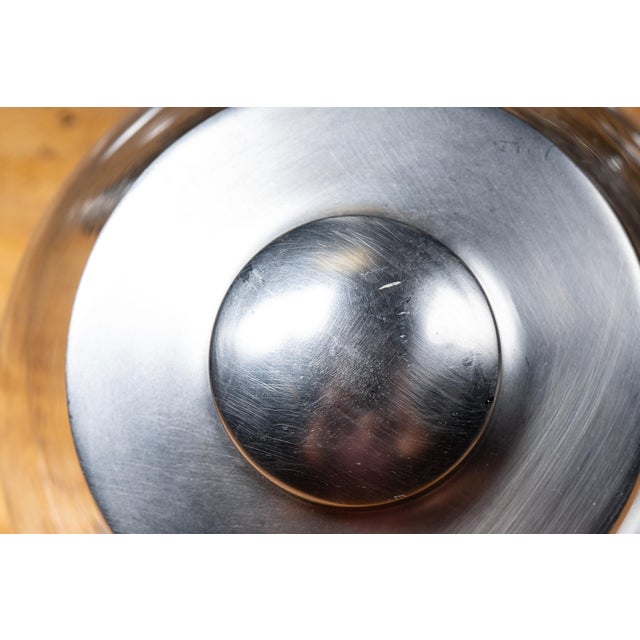 Metal Vintage Rotating Four Globe Countertop Candy Jar Display For Sale - Image 7 of 15