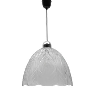 Glass Leaf Shape Ceiling Lamp from Peill & Putzler, 1960s For Sale
