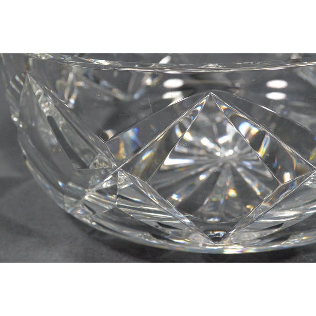 Vintage Saint-Louis French Hand-Cut Crystal Centerpiece Bowl, 20th Century For Sale - Image 15 of 15