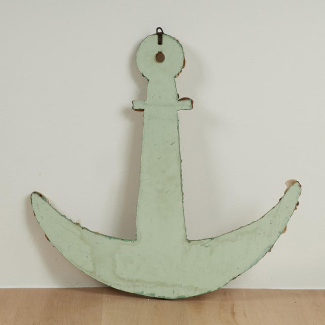 Vintage Seashell Encrusted Anchor For Sale - Image 9 of 10