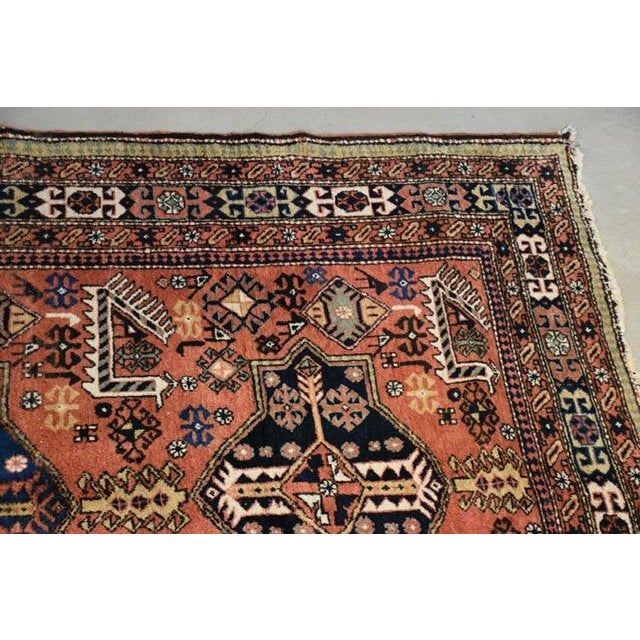 Persian Hand Knotted 9’ X 5’8” Antique Rug For Sale In Boston - Image 6 of 10