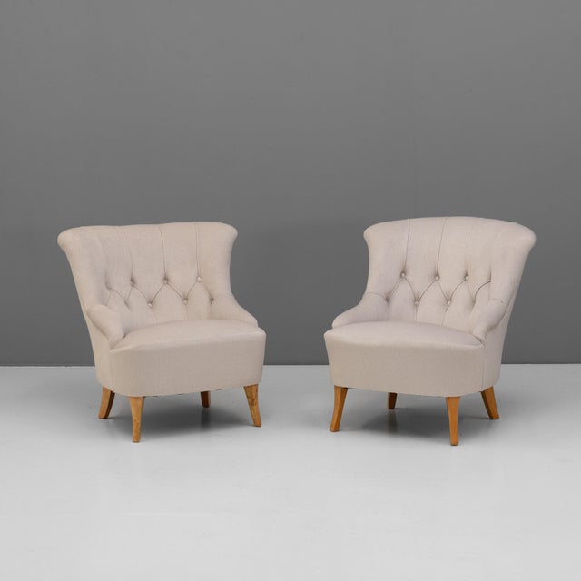 Mid-Century Modern Set of Swedish Cocktail Chairs, 1960 For Sale - Image 3 of 7