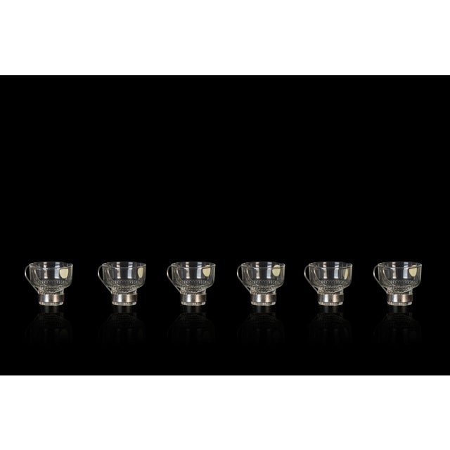 Glass coffee set is a wonderful glass decorative object, realized during the 1970s. Beautifully glass set of six little...