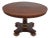 Councill Round Walnut Regency Style Center Table For Sale