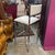Chrome and White Vinyl Bar Stool For Sale In Miami - Image 6 of 10