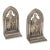 Pair of Antique Gorham Co. Bronze "The Travelers Convention" Bookends For Sale
