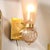 2020s Modernist Hand-Blown Smoked Garnet Conical Murano Glass & Orbital Drop Sconces For Sale - Image 5 of 12
