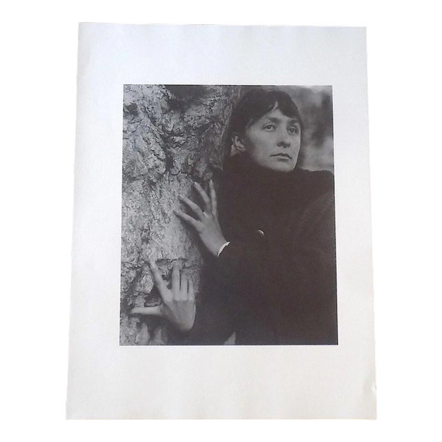 Large Vintage Photogravure-"Georgia O'Keeffe" by Alfred Stieglitz (Usa 1864-1946) For Sale