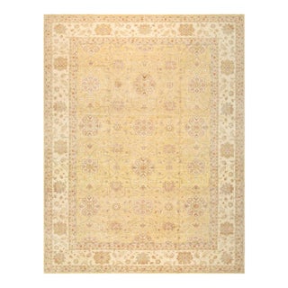 Ferehan Lamb's Wool L. Gold Area Rug-13' 0" X 17' 5" For Sale