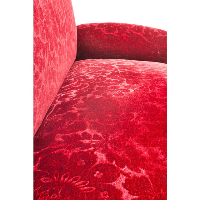 Red Alsatian Sofa, 1950s For Sale - Image 13 of 15