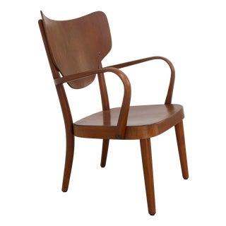 Danish Modern Armchair Model 2280 by Magnus Stephensen for Fritz Hansen, 1940s For Sale