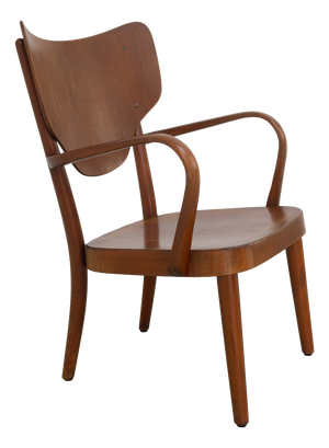 Danish Modern Armchair Model 2280 by Magnus Stephensen for Fritz Hansen, 1940s