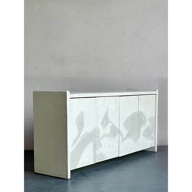 Channel the avant-garde spirit of 1970s French design with this extraordinary sculptural credenza. This piece is a...