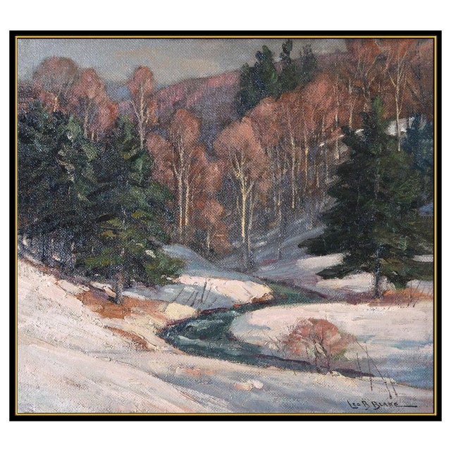 Mid 20th Century Mid 20th Century Winter Whispers, Leo Blake For Sale - Image 5 of 8